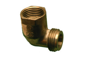 Raccord laiton coudé mâle/femelle